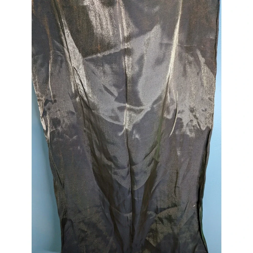 Cejon Bronze Gold Metallic Shimmer Evening Wrap Shawl Scarf Formal‎ Accessory